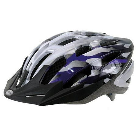 Ventura In-Mold Reflex Adult Bike Helmet - Blue/Silver/White