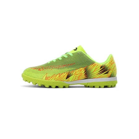 Fangasis Girls Boys Football Shoes Comfort Soccer Cleats Lace Up Sneakers Mens Womens Athletic Shoe Sports Breathable Training Green Short Cleats 10
Fangasis Girls Boys Football Shoes Comfort Soccer Cleats Lace Up Sneakers Mens Womens Athletic Shoe Sports Breathable Training Green Short Cleats 10