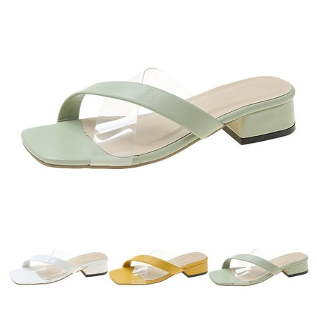 Cathalem Cute Womens Sandals Size 10 Fashion Summer Women Sandals Heel Low Heel Square Toe Sandals Women Size 9 Green 6.5
Cathalem Cute Womens Sandals Size 10 Fashion Summer Women Sandals Heel Low Heel Square Toe Sandals Women Size 9 Green 6.5