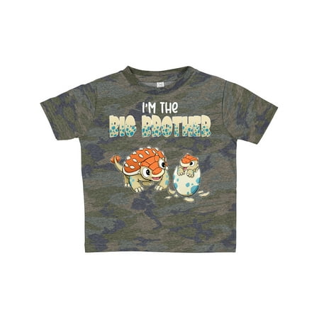 Inktastic I m the Big Brother Ankylosaurus Bros Gift Toddler Boy Girl T-Shirt