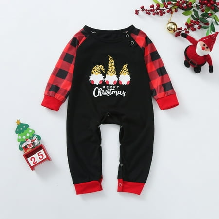 Baby Infant Romper Jumpsuit Family Pajamas Plaid Sleepwear Christmas Matching Outfit
Baby Infant Romper Jumpsuit Family Pajamas Plaid Sleepwear Christmas Matching Outfit