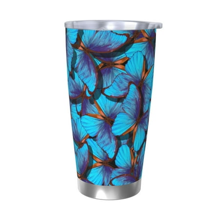 Bingfone Blue Butterflies for 20 Oz Stainless Steel Travel Mug Double Wall Water Coffee Cup for Home Office Outdoor Works Great for Ice Drinks and Hot Beverage-Without Straw
Bingfone Blue Butterflies for 20 Oz Stainless Steel Travel Mug Double Wall Water Coffee Cup for Home Office Outdoor Works Great for Ice Drinks and Hot Beverage-Without Straw