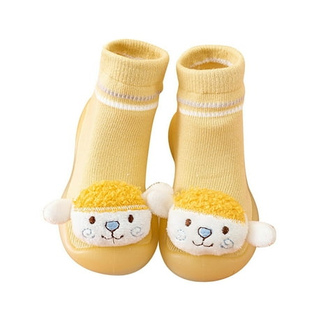 WZHKSN Baby Boys Girls Toddler Yellow Comfortable Shoes 26-27