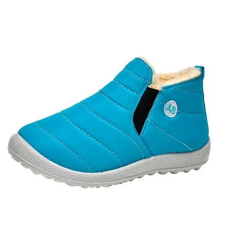 POIUYTR Boys Girls Winter Snow Boots Warm Faux Fur Lined Toddler Boot Non Slip Outdoor Waterproof Walking Ankle Booties for Little Big Kid
POIUYTR Boys Girls Winter Snow Boots Warm Faux Fur Lined Toddler Boot Non Slip Outdoor Waterproof Walking Ankle Booties for Little Big Kid
