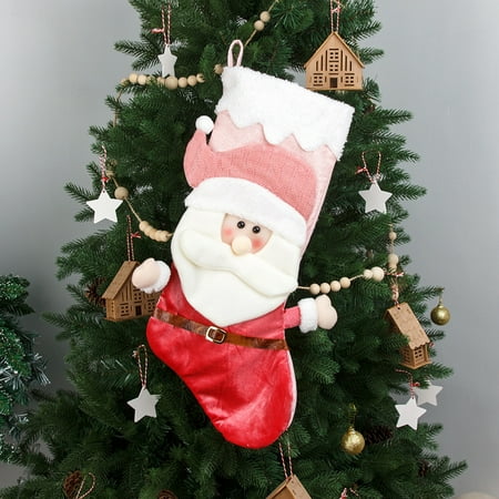 SSBSM Christmas Stocking Pendant Storage Durable Ornamental Christmas Gift Candy Bag
SSBSM Christmas Stocking Pendant Storage Durable Ornamental Christmas Gift Candy Bag