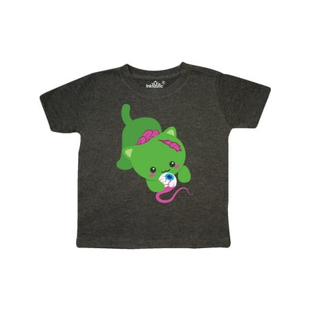 Inktastic Zombie Cat Gift Toddler Boy or Toddler Girl T-Shirt