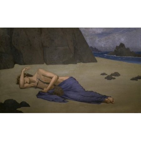 Posterazzi LAMENTATIONS OF ORPHEUS THE LES LAMENTATIONS DORPHEE Son Alexandre 1855 d1917 French Musee d Orsay Paris Canvas Art - (24 x 36)