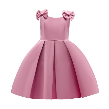 LIhncine Girls Dress Kids Toddler Baby Girls Spring Summer Solid Ruffle Short Sleeve Bow Tie Princess Dress Children s Day Clothing (Pink 6-7 Years)
LIhncine Girls Dress Kids Toddler Baby Girls Spring Summer Solid Ruffle Short Sleeve Bow Tie Princess Dress Children s Day Clothing (Pink 6-7 Years)