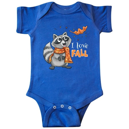 Inktastic I Love Fall Cute Raccoon with Scarf and Leaf Gift Baby Boy or Baby Girl Bodysuit
Inktastic I Love Fall Cute Raccoon with Scarf and Leaf Gift Baby Boy or Baby Girl Bodysuit