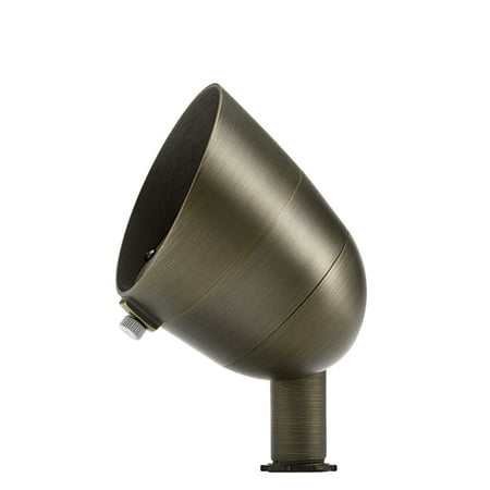 Kichler 1615627 1 Light 3-1/4 Wide Integrated Led Outdoor Single Head Flood Light - Brass