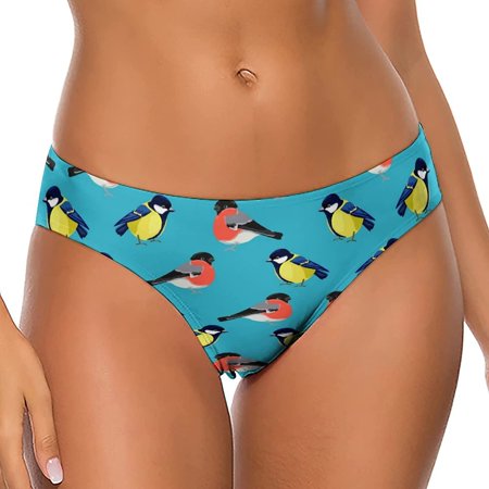 Titmouse Bird and Bullfinch Women s Thongs Sexy T Back G-Strings Panties Underwear Panty
Titmouse Bird and Bullfinch Women s Thongs Sexy T Back G-Strings Panties Underwear Panty