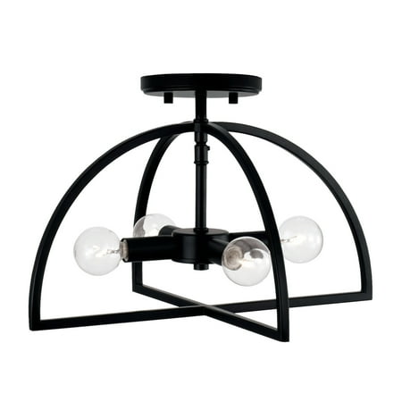 Capital Lighting 248841 Lawson 4 Light 15 Wide Semi-Flush Ceiling Fixture - Black
Capital Lighting 248841 Lawson 4 Light 15 Wide Semi-Flush Ceiling Fixture - Black