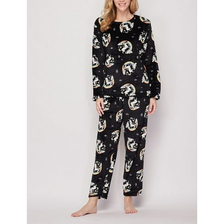 Women s Pajama Set Print Design Plush Fleece Casual Sleepwear Top & Bottom Set Black C10 S/M
Women s Pajama Set Print Design Plush Fleece Casual Sleepwear Top & Bottom Set Black C10 S/M