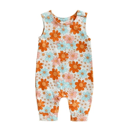 Bagilaanoe Newborn Baby Girl Summer Jumpsuit Floral Print Sleeveless Bodysuit 3M 6M 12M 18M Infant Casual One Piece Romper
Bagilaanoe Newborn Baby Girl Summer Jumpsuit Floral Print Sleeveless Bodysuit 3M 6M 12M 18M Infant Casual One Piece Romper