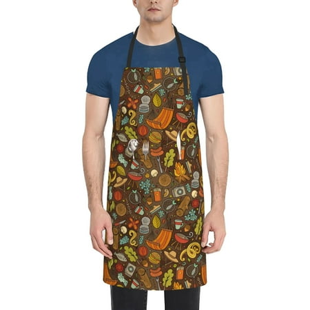 Adobk Aprons Adjustable Bib Aprons with 2 Pockets Cooking Kitchen Chef Apron for Women and Men-Men-Picnic
Adobk Aprons Adjustable Bib Aprons with 2 Pockets Cooking Kitchen Chef Apron for Women and Men-Men-Picnic