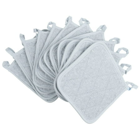 Arkwright Kitchen Pot Holders (12-Pack) 7 x7 100% Cotton Soft & Heat Resistant Grey
Arkwright Kitchen Pot Holders (12-Pack) 7 x7 100% Cotton Soft & Heat Resistant Grey