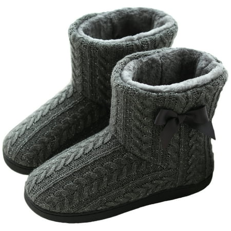 GURGER Slipper Boots Women Winter Knit Booties Slippers Ladies Plush Lined Ankle Slippers Memory Foam House Shoes Indoor Outdoor Slippers
GURGER Slipper Boots Women Winter Knit Booties Slippers Ladies Plush Lined Ankle Slippers Memory Foam House Shoes Indoor Outdoor Slippers