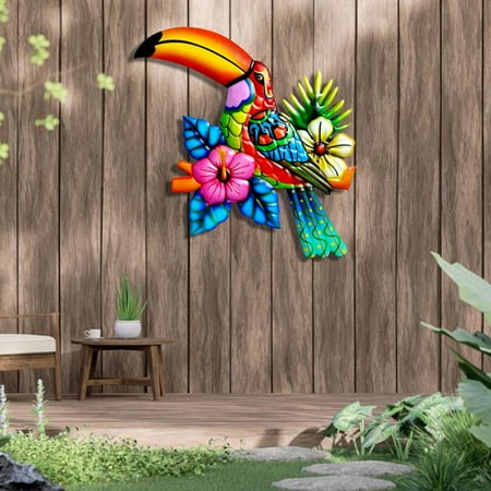 Car Charm Colorful Garden Metal Tropical Bird Wall 4 Color Hanging Ornament for Home and Garden Decoration Metal Craftsmanship
Car Charm Colorful Garden Metal Tropical Bird Wall 4 Color Hanging Ornament for Home and Garden Decoration Metal Craftsmanship