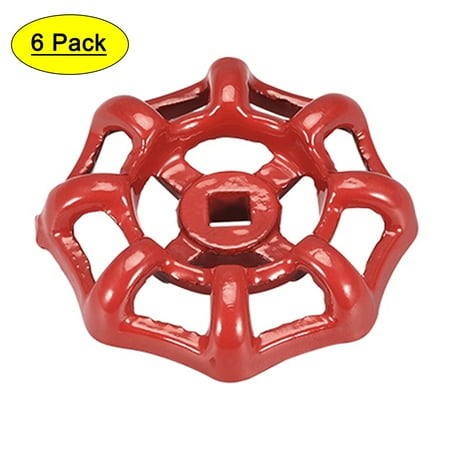 Uxcell Square Broach 6x6mm Wheel 58mm Metal Faucet Round Wheel Handle Red 6 Pack
Uxcell Square Broach 6x6mm Wheel 58mm Metal Faucet Round Wheel Handle Red 6 Pack