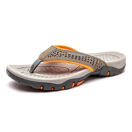 Men\ s Outdoor PU Flat Casual Flip Flops Summer Beach Sandals with TPR Sole Non Slip
Men\ s Outdoor PU Flat Casual Flip Flops Summer Beach Sandals with TPR Sole Non Slip