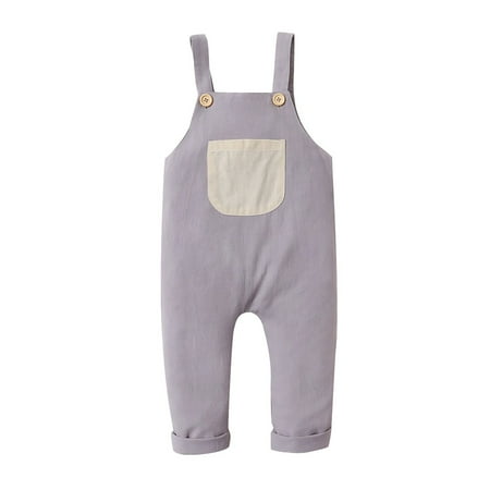 OLLUISNEO Infant Baby Boys Summer Jumpsuit Square Neckline Pocket Suspender Bodysuit 18-24 Months Grey
OLLUISNEO Infant Baby Boys Summer Jumpsuit Square Neckline Pocket Suspender Bodysuit 18-24 Months Grey