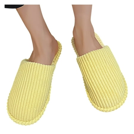 Tangnade House Slippers for Women Fashion Streak Round Toe Flats Short Flock Slippers Slip On Shoes
Tangnade House Slippers for Women Fashion Streak Round Toe Flats Short Flock Slippers Slip On Shoes