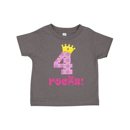 Inktastic 4th Birthday Rocks 4 Year Old Girl Gift Toddler Toddler Girl T-Shirt
Inktastic 4th Birthday Rocks 4 Year Old Girl Gift Toddler Toddler Girl T-Shirt