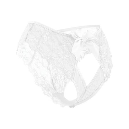Dadaria Womens Underwear Seamless Women low waist and buttock revealing lace one piece underwear White M Women
Dadaria Womens Underwear Seamless Women low waist and buttock revealing lace one piece underwear White M Women