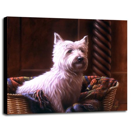 Js104/B-JOHSIL37308 Print 16.5"x19" by John Silver in a Canvas Stretched on 1.5" Bars