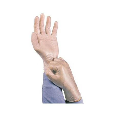 Dura-Touch 5 mil PVC Disposable Gloves Medium Clear 100/Box