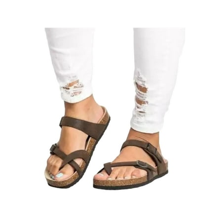 Woobling Women Leather Footbed Sandal Casual Ladies Flip Flops Comfort Summer Shoes
Woobling Women Leather Footbed Sandal Casual Ladies Flip Flops Comfort Summer Shoes