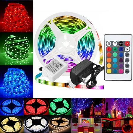 〖TOTO〗Led Light 5 3528 Smd Rgb 300 Led Strip Light String Tape 24 Key Ir Remote Control
〖TOTO〗Led Light 5 3528 Smd Rgb 300 Led Strip Light String Tape 24 Key Ir Remote Control