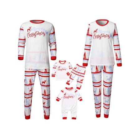 Bomotoo Women Men Kids Straight Leg Sleepwear Tree Printed Causal Matching Family Pajamas Set Holiday Loose Elk Print Nightwear White Mom L
Bomotoo Women Men Kids Straight Leg Sleepwear Tree Printed Causal Matching Family Pajamas Set Holiday Loose Elk Print Nightwear White Mom L