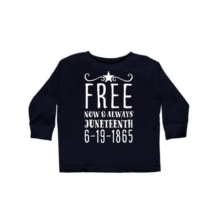 Inktastic Free- Now and Always- Juneteenth 6-19-1865 Gift Toddler Boy or Toddler Girl Long Sleeve T-Shirt
Inktastic Free- Now and Always- Juneteenth 6-19-1865 Gift Toddler Boy or Toddler Girl Long Sleeve T-Shirt