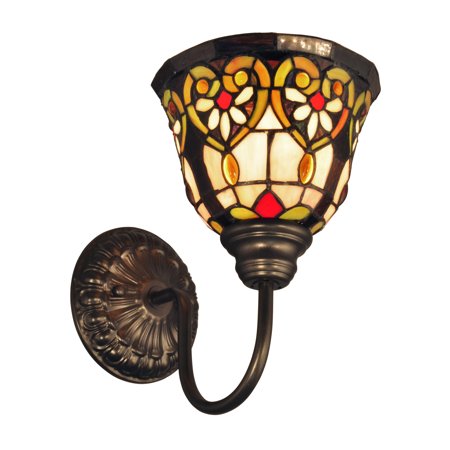 Dale Tiffany STW15007 Tiffany Bronze Mccartney 1 Light 10" Tall Gooseneck Sconce