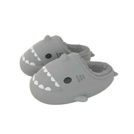 Sunisery Kids Cute Cartoon Shark Cotton Slippers for Boys/Girls Indoor/Outdoor Waterproof Wear-Resistant Thick Plush Shoes
Sunisery Kids Cute Cartoon Shark Cotton Slippers for Boys/Girls Indoor/Outdoor Waterproof Wear-Resistant Thick Plush Shoes