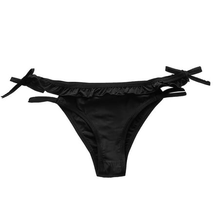 

Women S Panties Sexy Floral Lace Midnight Briefs Cross Strappy Bow Tie Underwear Underwear Women
