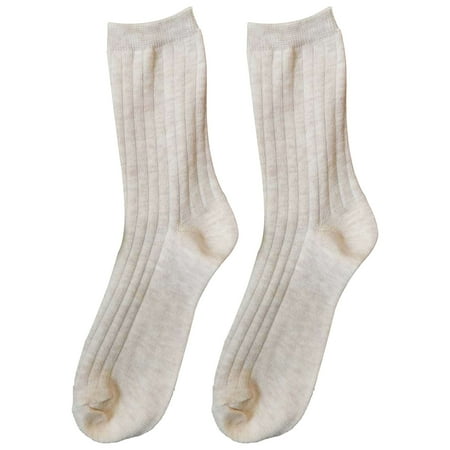 IOAOAI Winter Spring Solid Color Cotton Breathable Women Soft Warm Middle Tube Socks
IOAOAI Winter Spring Solid Color Cotton Breathable Women Soft Warm Middle Tube Socks