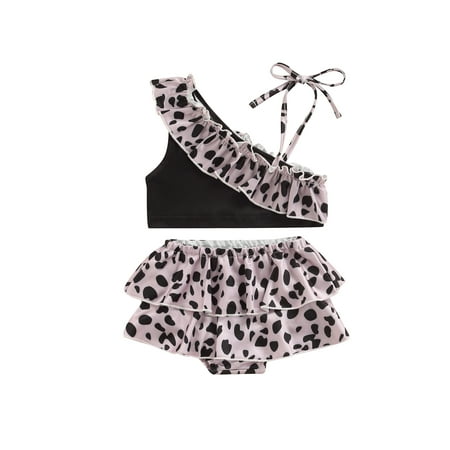 Newborn Infant Baby Girls Swimwear Oblique Shoulder Leopard Ruffle Tops + Skirt 2Pcs Bathing Suit
Newborn Infant Baby Girls Swimwear Oblique Shoulder Leopard Ruffle Tops + Skirt 2Pcs Bathing Suit
