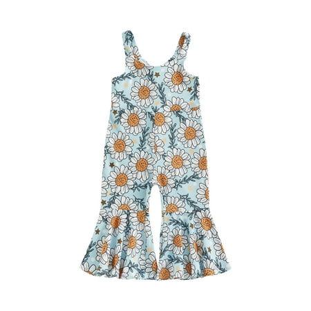 Inevnen Baby Girl Bell Bottoms Romper Toddler Floral Overalls Suspender Flare Pants Sleeveless Strap Jumpsuit
Inevnen Baby Girl Bell Bottoms Romper Toddler Floral Overalls Suspender Flare Pants Sleeveless Strap Jumpsuit