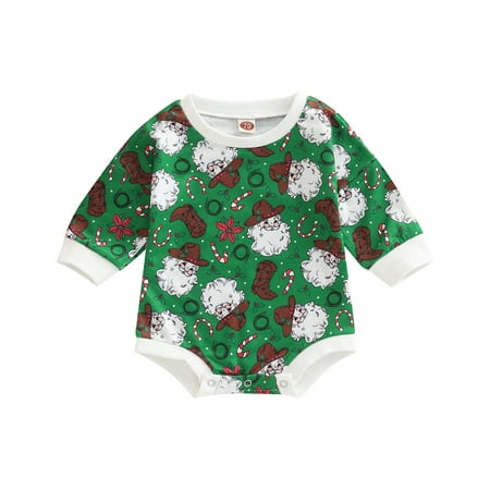 Bagilaanoe Newborn Baby Girl Boy Christmas Romper Sweatshirt Long Sleeve Bodysuit Santa Claus Boots Print Pullover 6M 12M 18M 24M Fall Tee Tops
Bagilaanoe Newborn Baby Girl Boy Christmas Romper Sweatshirt Long Sleeve Bodysuit Santa Claus Boots Print Pullover 6M 12M 18M 24M Fall Tee Tops