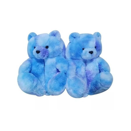Rockomi Unisex Plush Slipper Slip On House Shoe Leopard Cartoon Slippers Women Comfort Non-slip Bootie Soft Color Block Indoor Shoes Tie Dye Blue 11.5C-5Y 
Rockomi Unisex Plush Slipper Slip On House Shoe Leopard Cartoon Slippers Women Comfort Non-slip Bootie Soft Color Block Indoor Shoes Tie Dye Blue 11.5C-5Y