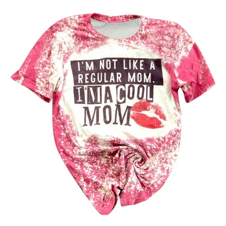 Shirts for Women Shirts for Women Women Casual Bleached T-shirt Printed Short Sleeve Pullover O-Neck T-shirt Tops Crop Top Womens Tops Dressy Casual on Clearance White Tank Tops Women Pink 2XL 
Shirts for Women Shirts for Women Women Casual Bleached T-shirt Printed Short Sleeve Pullover O-Neck T-shirt Tops Crop Top Womens Tops Dressy Casual on Clearance White Tank Tops Women Pink 2XL
