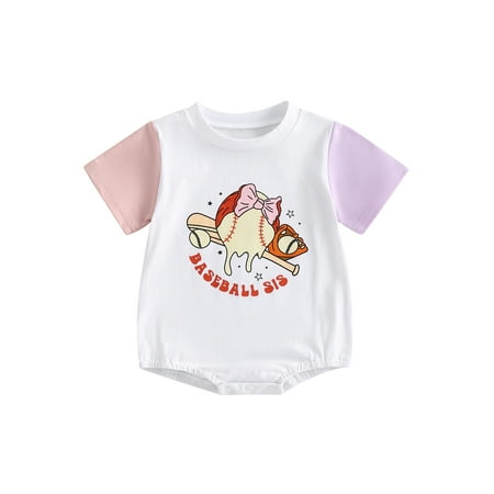 Coduop infant Baby Romper Tops Summer Short Sleeve Round Neck Bodysuit Jumpsuit for Newborns
Coduop infant Baby Romper Tops Summer Short Sleeve Round Neck Bodysuit Jumpsuit for Newborns