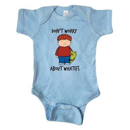 Inktastic Don t Worry About Whatifs Gift Baby Boy or Baby Girl Bodysuit