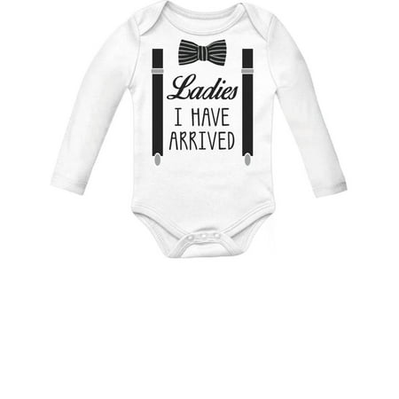 Tstars Boys Pregnancy Announcement Baby Shower Ladies I Have Arrived Bowtie Funny Humor Birthday Gift Baby Shower Baby Boy Infant Baby Gifts Cute Newborn Party Long Sleeve Bodysuit
Tstars Boys Pregnancy Announcement Baby Shower Ladies I Have Arrived Bowtie Funny Humor Birthday Gift Baby Shower Baby Boy Infant Baby Gifts Cute Newborn Party Long Sleeve Bodysuit