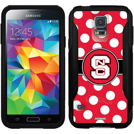 NC State Polka Dots Design on OtterBox Commuter Series Case for Samsung Galaxy S5
