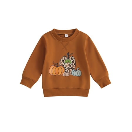 Tregren Toddler Baby Boy Girl Fall Sweatshirt Pumpkin Long Sleeve Crewneck Pullover Sweater Shirt Tops
Tregren Toddler Baby Boy Girl Fall Sweatshirt Pumpkin Long Sleeve Crewneck Pullover Sweater Shirt Tops