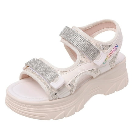Cathalem Casual Thick Bottom Sports Sandals Students Heightened Camouflage Open Toe Platform Sandals Beige 37
Cathalem Casual Thick Bottom Sports Sandals Students Heightened Camouflage Open Toe Platform Sandals Beige 37