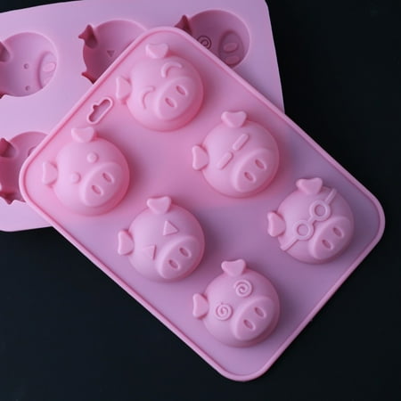 SOAOUN 6 Cells Cartoon Piggy Silicone Chocolate Jelly Cake Mold Kitchen DIY Baking Tool
SOAOUN 6 Cells Cartoon Piggy Silicone Chocolate Jelly Cake Mold Kitchen DIY Baking Tool